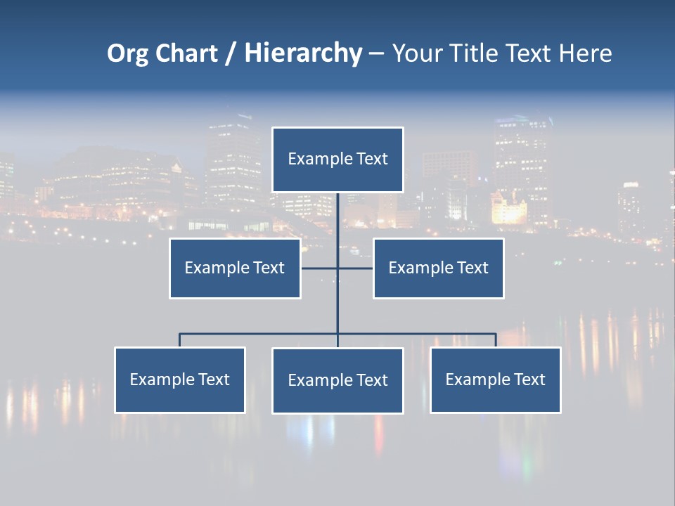 Blue Wing Machine PowerPoint Template