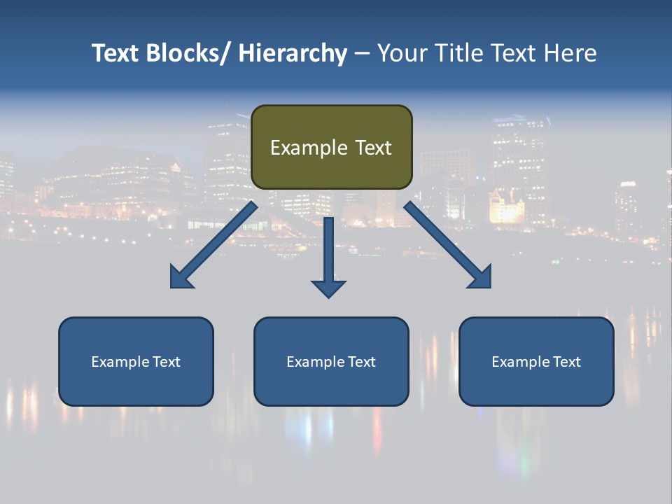 Blue Wing Machine PowerPoint Template