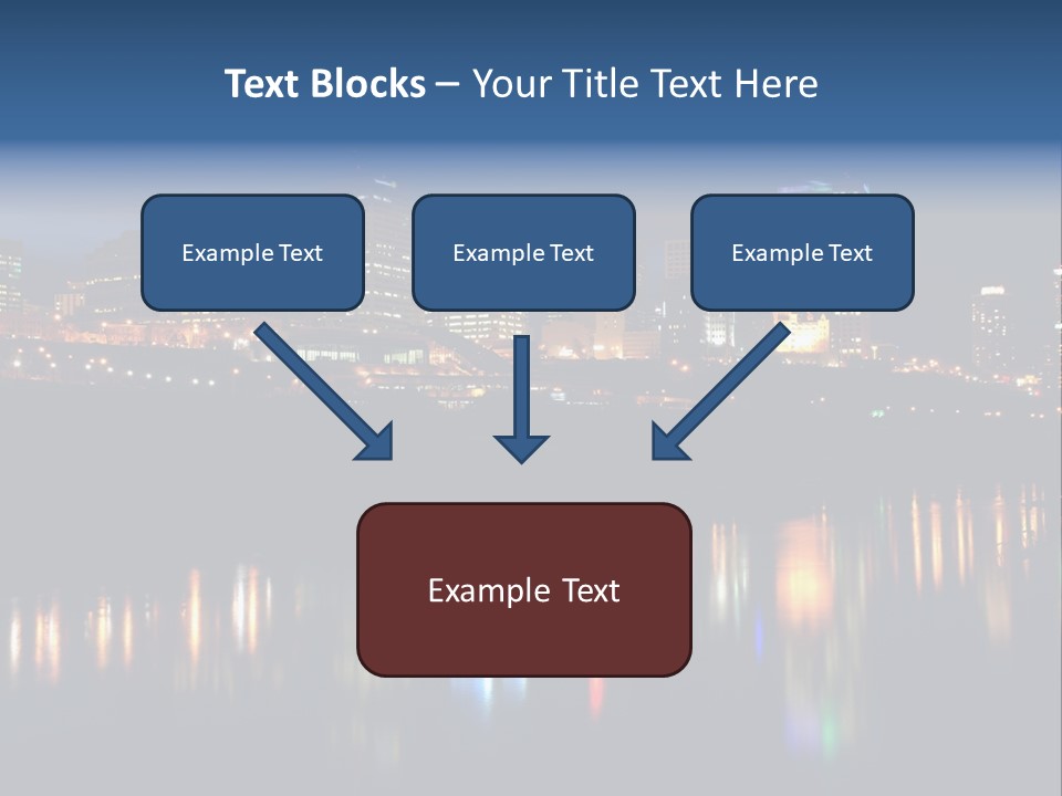 Blue Wing Machine PowerPoint Template
