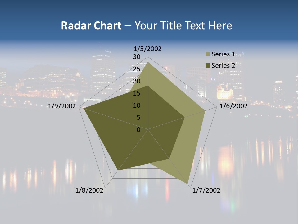 Blue Wing Machine PowerPoint Template