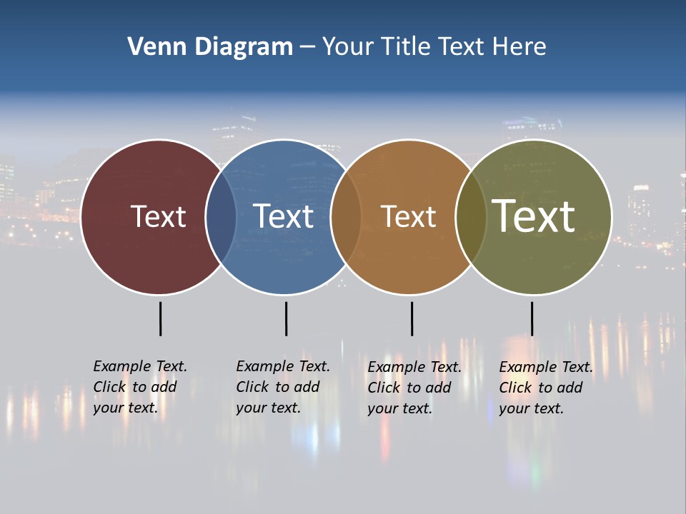 Blue Wing Machine PowerPoint Template