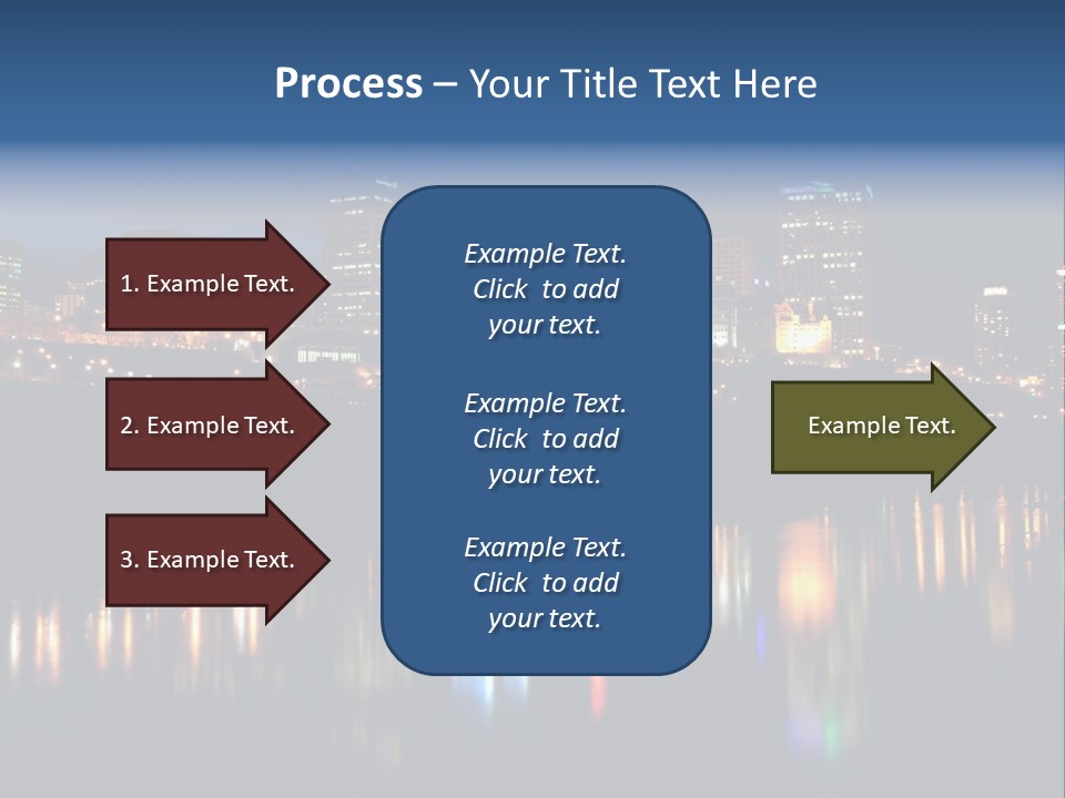 Blue Wing Machine PowerPoint Template