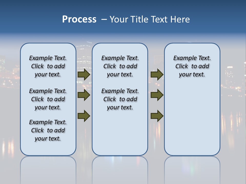 Blue Wing Machine PowerPoint Template