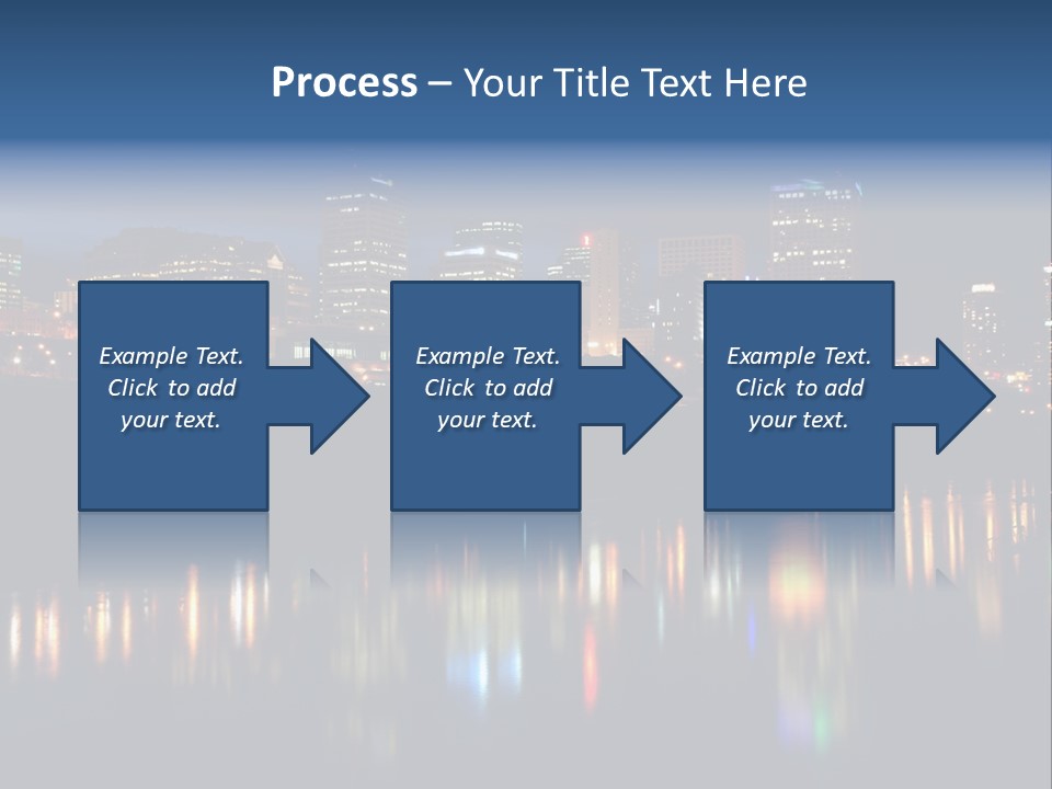 Blue Wing Machine PowerPoint Template