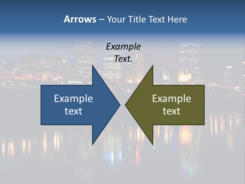 Blue Wing Machine PowerPoint Template