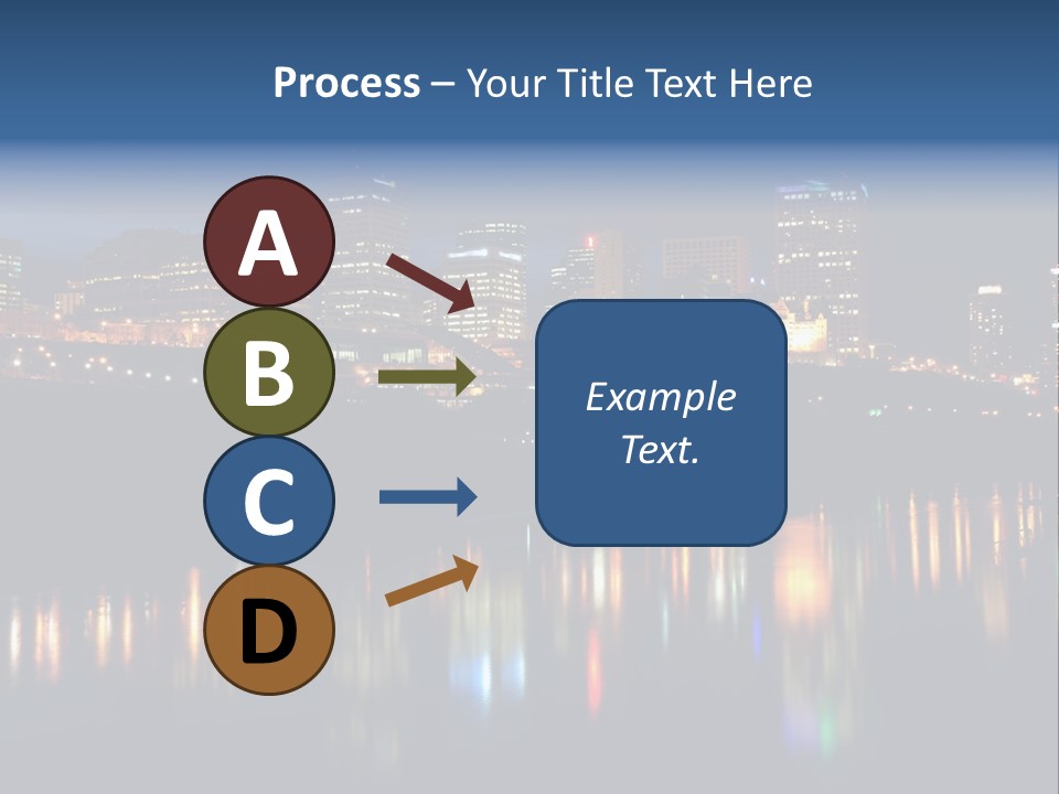 Blue Wing Machine PowerPoint Template