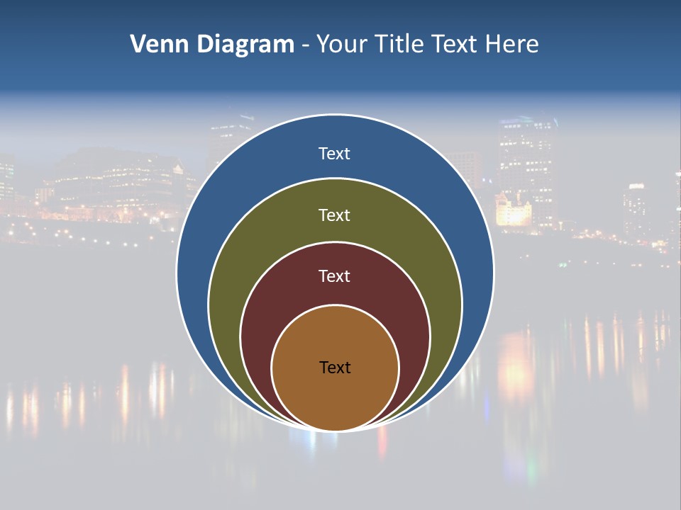 Blue Wing Machine PowerPoint Template