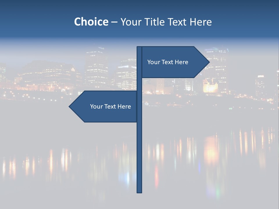 Blue Wing Machine PowerPoint Template