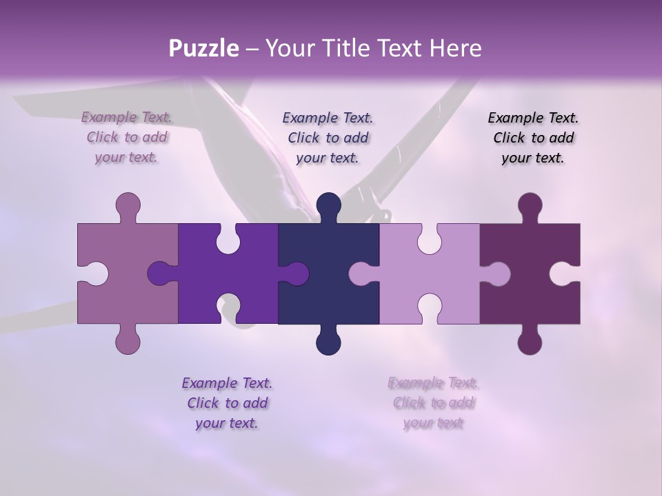 Blue Wing Machine PowerPoint Template