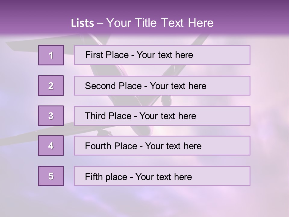 Blue Wing Machine PowerPoint Template