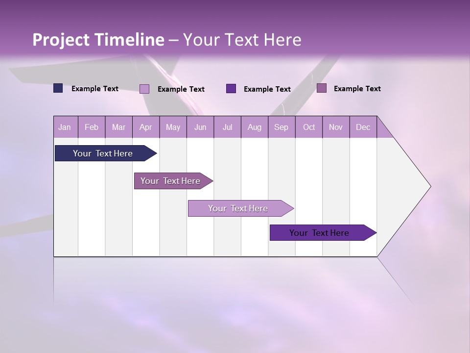 Blue Wing Machine PowerPoint Template