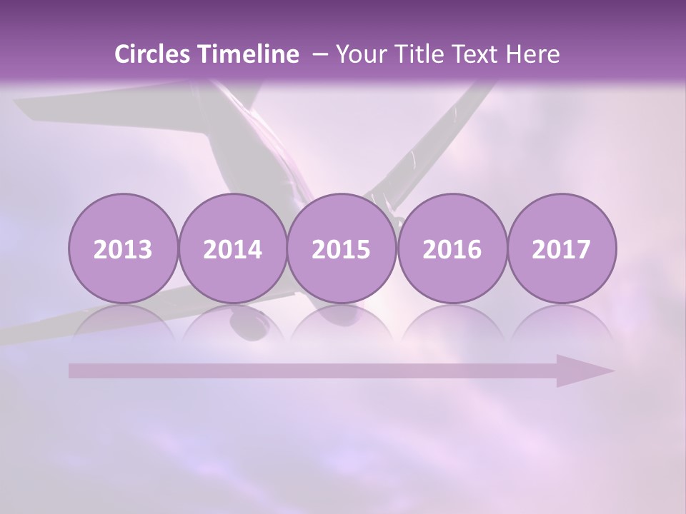Blue Wing Machine PowerPoint Template