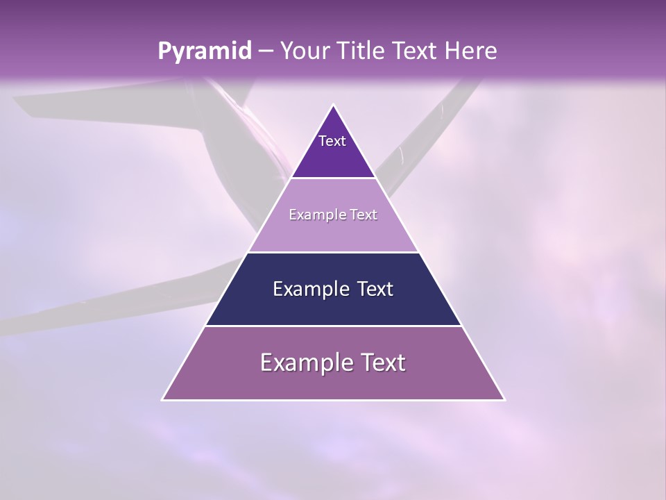Blue Wing Machine PowerPoint Template