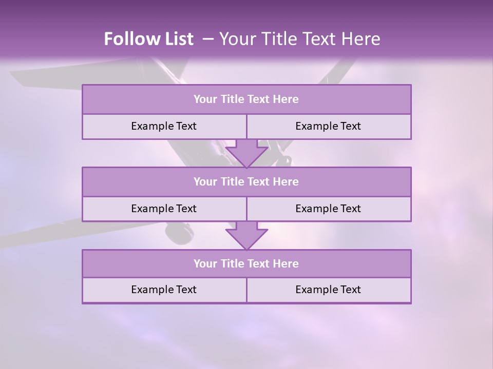 Blue Wing Machine PowerPoint Template