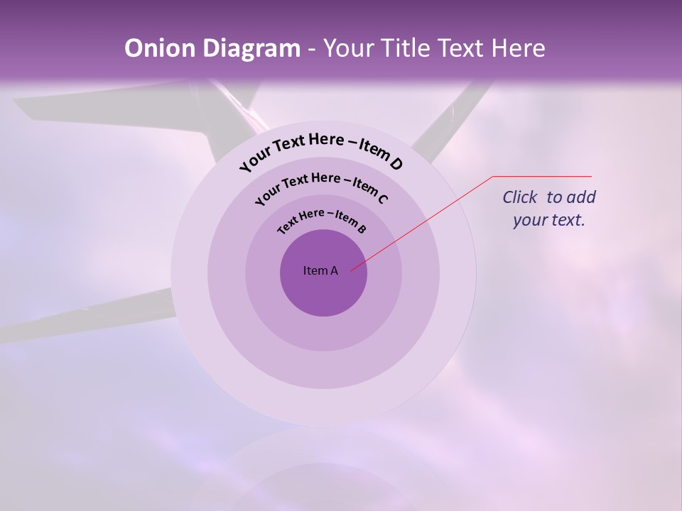 Blue Wing Machine PowerPoint Template