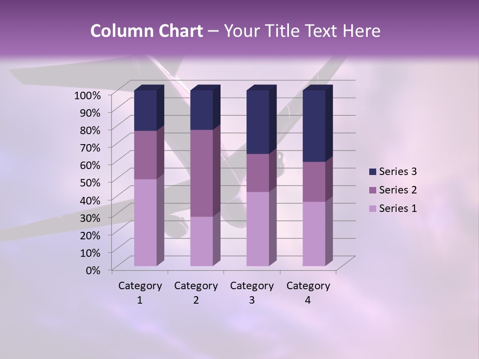 Blue Wing Machine PowerPoint Template