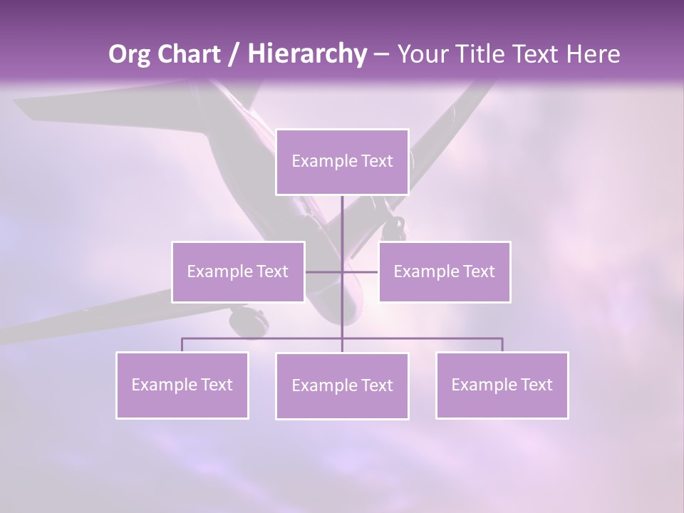 Blue Wing Machine PowerPoint Template