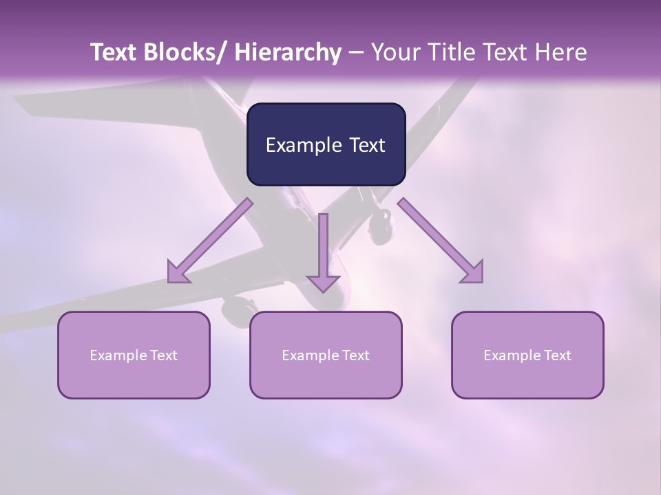 Blue Wing Machine PowerPoint Template