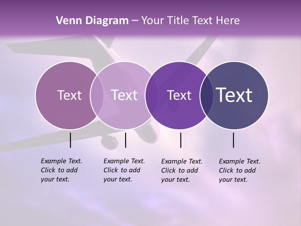 Blue Wing Machine PowerPoint Template