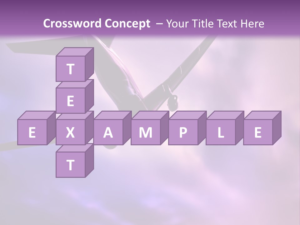 Blue Wing Machine PowerPoint Template