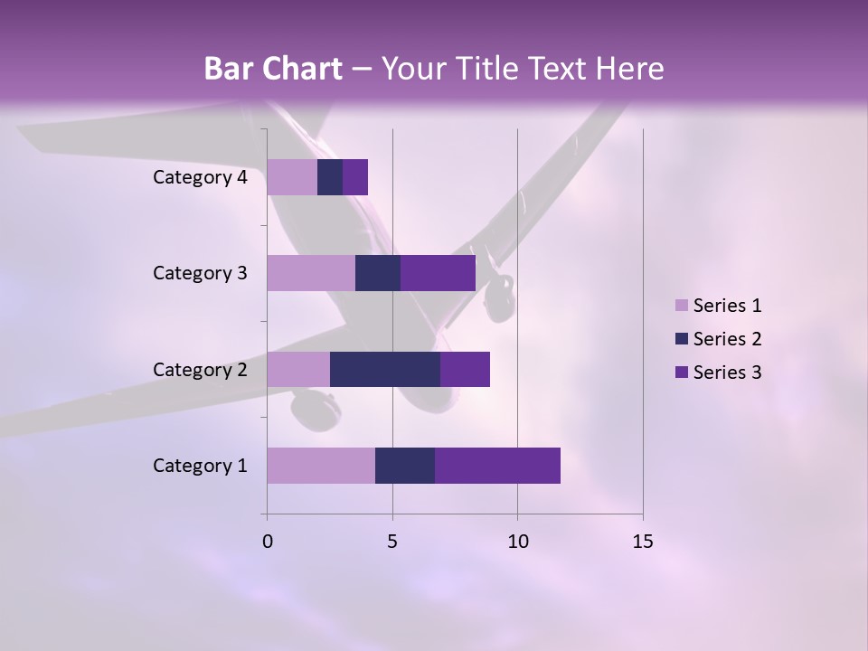 Blue Wing Machine PowerPoint Template