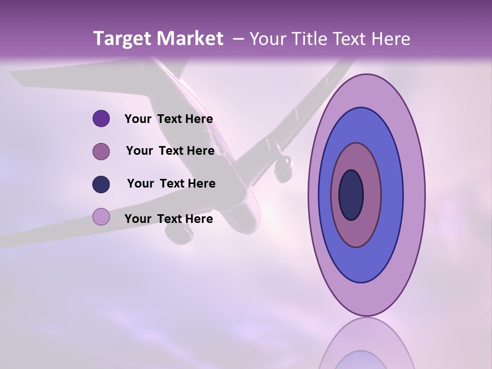 Blue Wing Machine PowerPoint Template