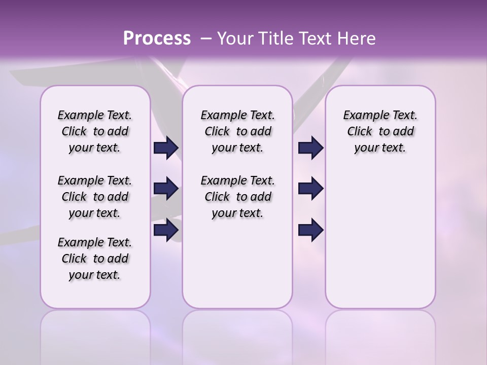 Blue Wing Machine PowerPoint Template