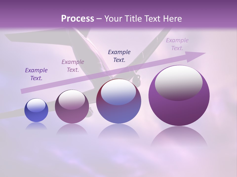 Blue Wing Machine PowerPoint Template