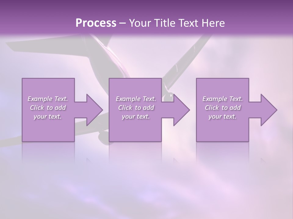 Blue Wing Machine PowerPoint Template