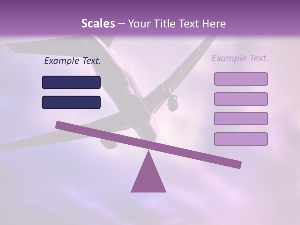 Blue Wing Machine PowerPoint Template