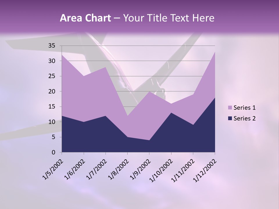 Blue Wing Machine PowerPoint Template