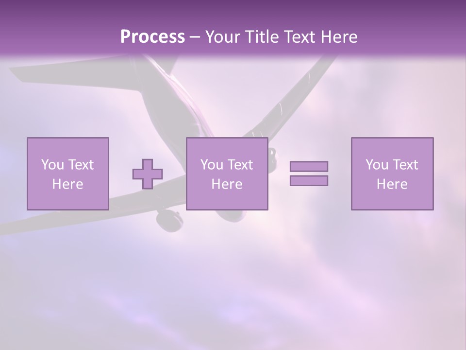 Blue Wing Machine PowerPoint Template