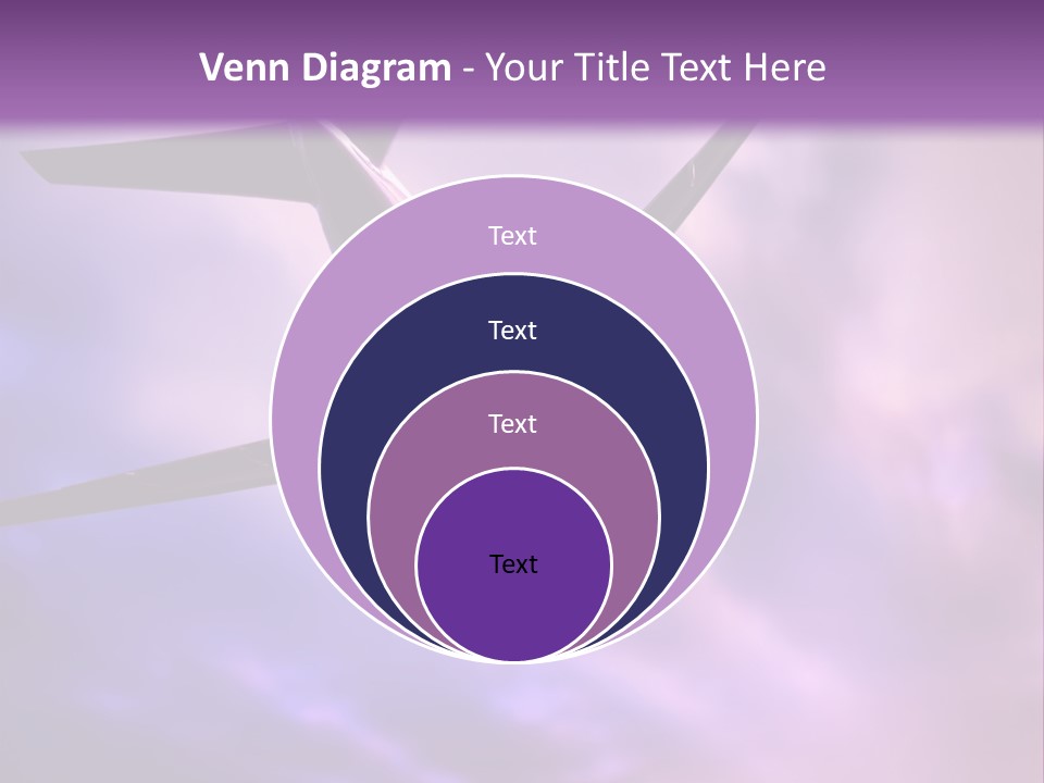 Blue Wing Machine PowerPoint Template