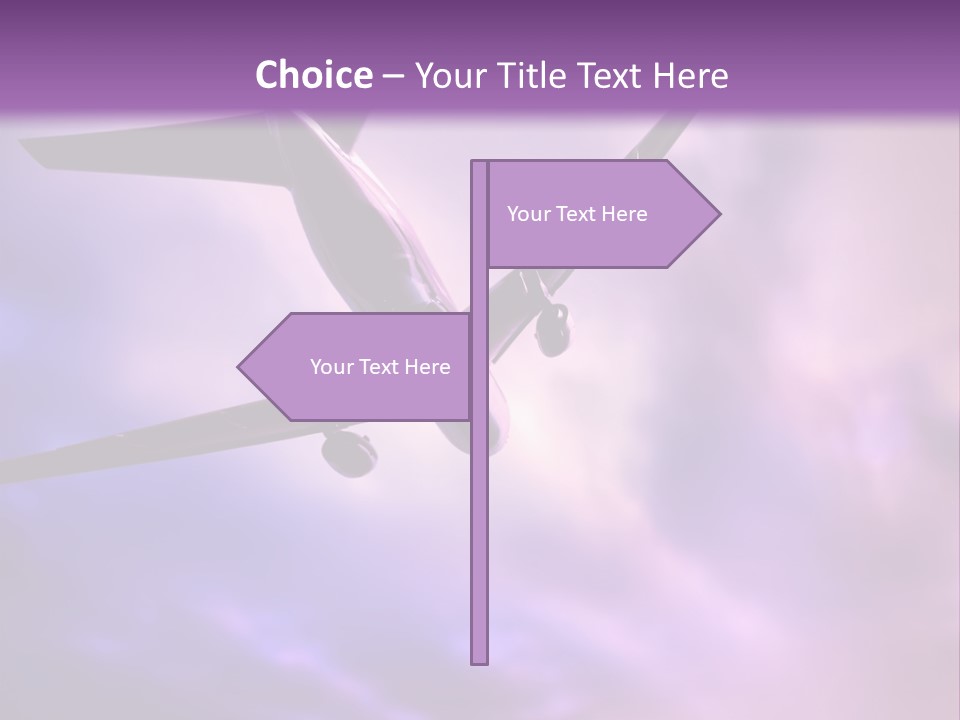 Blue Wing Machine PowerPoint Template