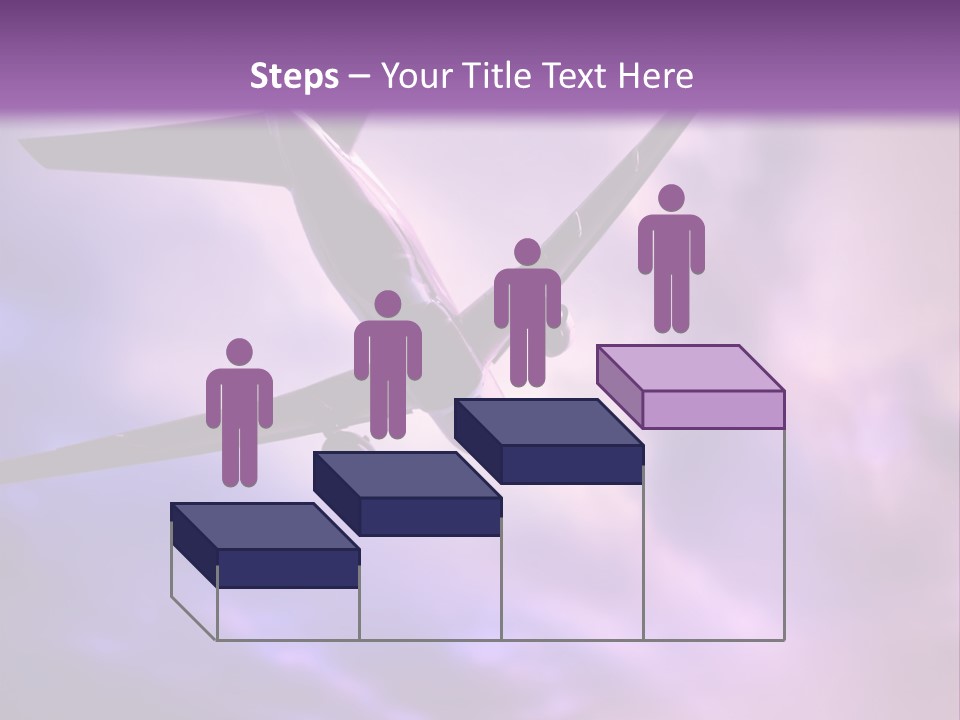 Blue Wing Machine PowerPoint Template