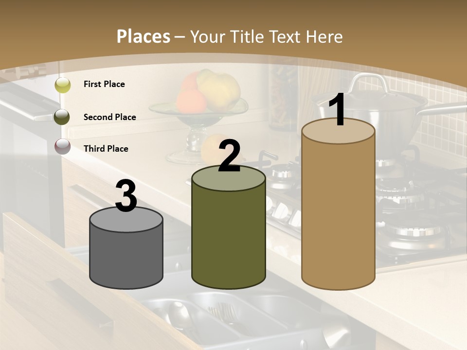 Interior Hardwood Furniture PowerPoint Template