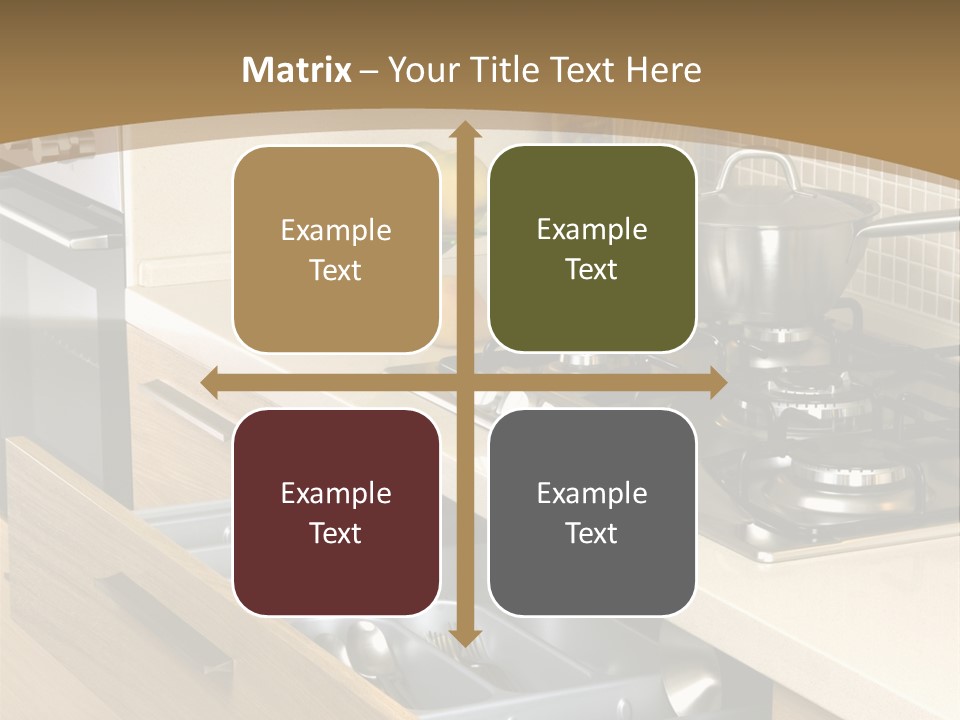 Interior Hardwood Furniture PowerPoint Template