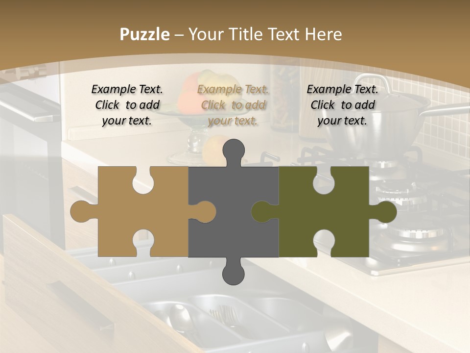 Interior Hardwood Furniture PowerPoint Template