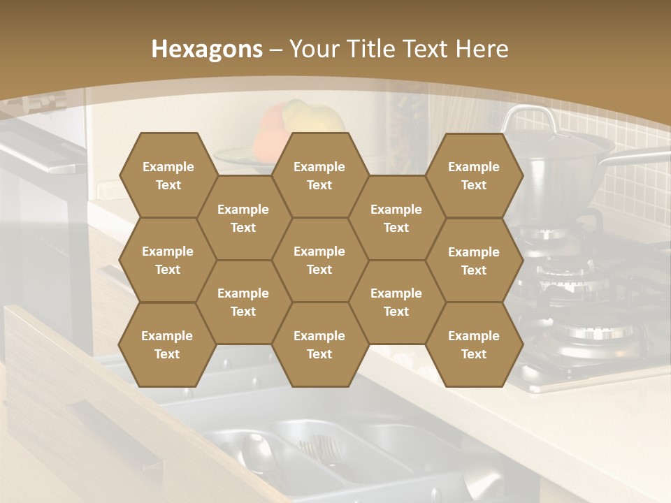 Interior Hardwood Furniture PowerPoint Template