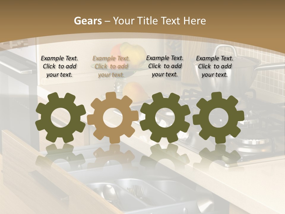 Interior Hardwood Furniture PowerPoint Template