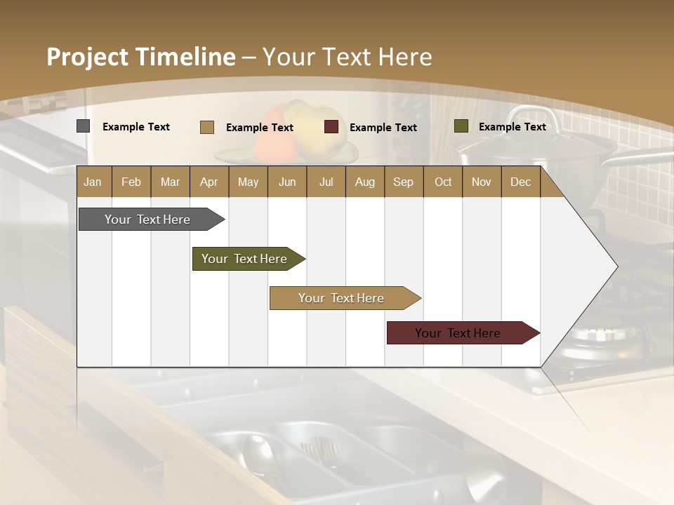Interior Hardwood Furniture PowerPoint Template