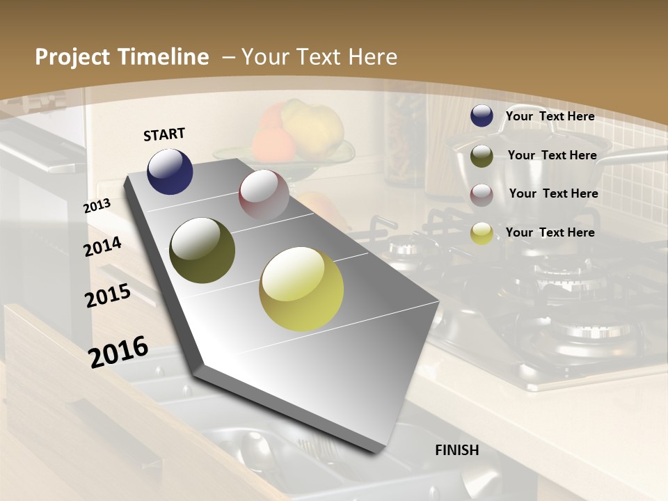 Interior Hardwood Furniture PowerPoint Template