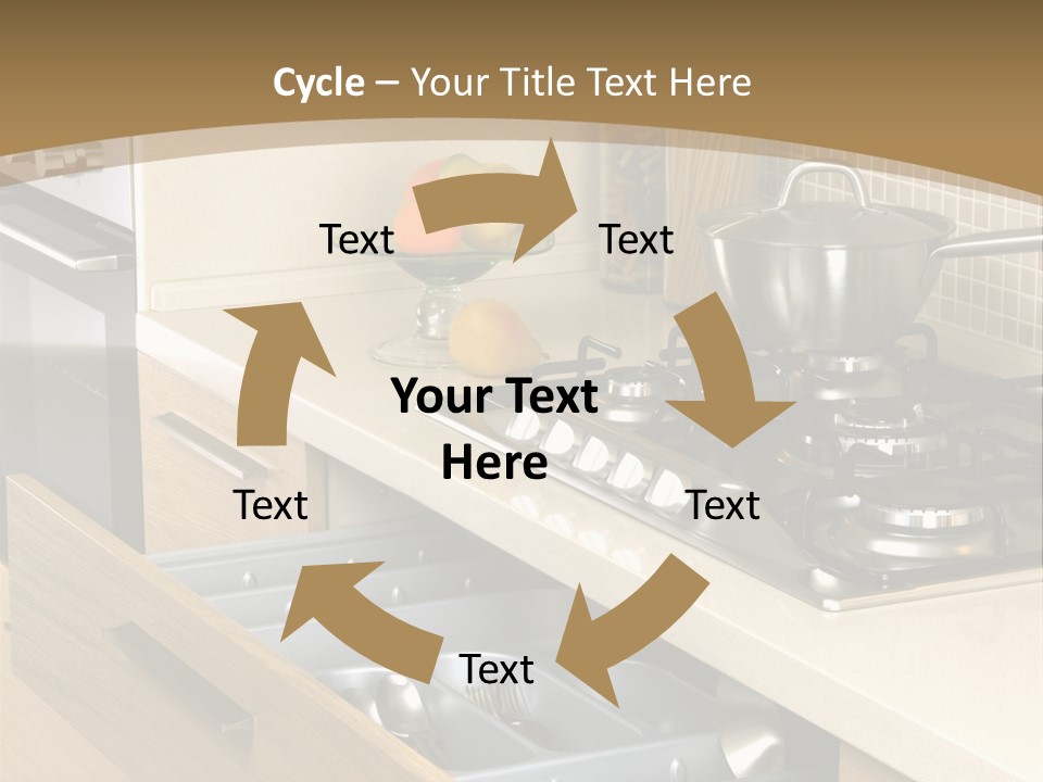 Interior Hardwood Furniture PowerPoint Template