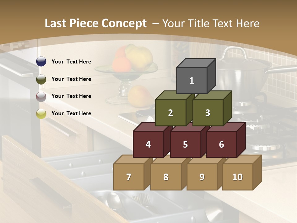 Interior Hardwood Furniture PowerPoint Template