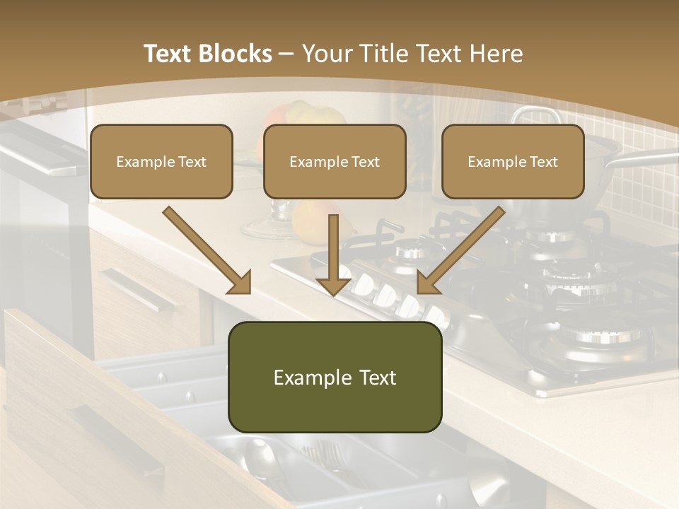 Interior Hardwood Furniture PowerPoint Template