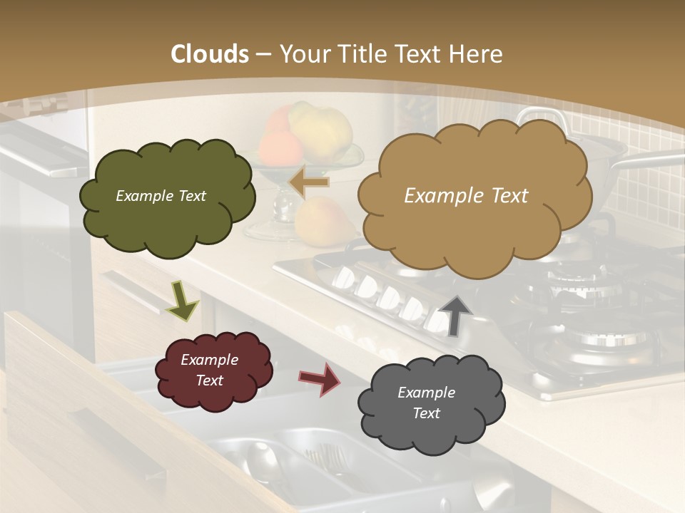 Interior Hardwood Furniture PowerPoint Template