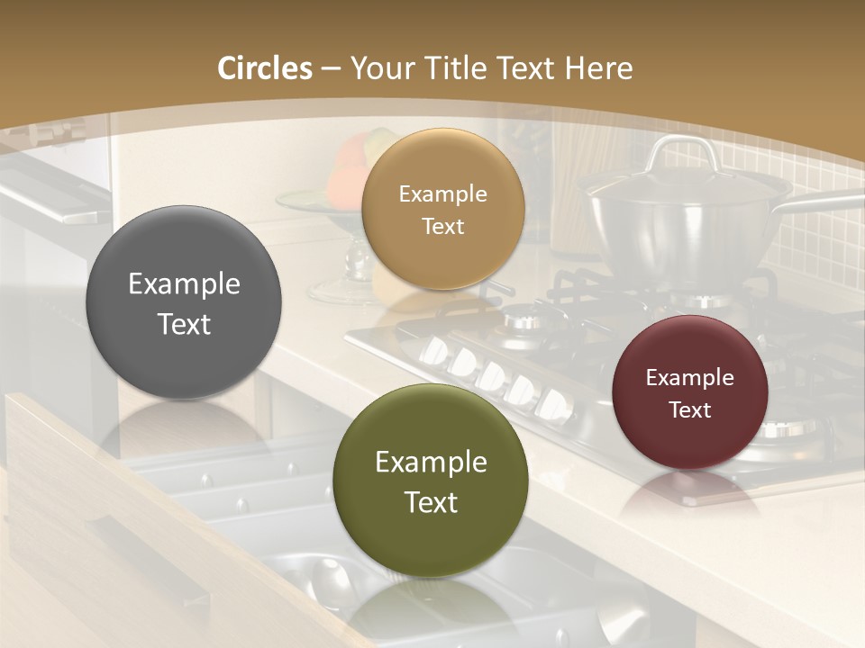 Interior Hardwood Furniture PowerPoint Template
