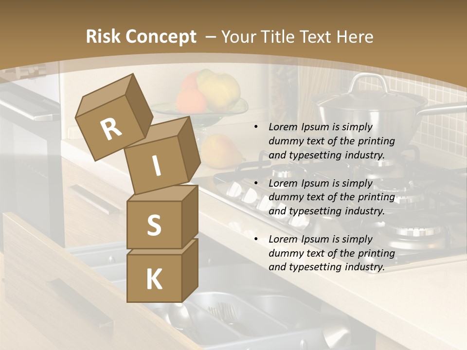 Interior Hardwood Furniture PowerPoint Template