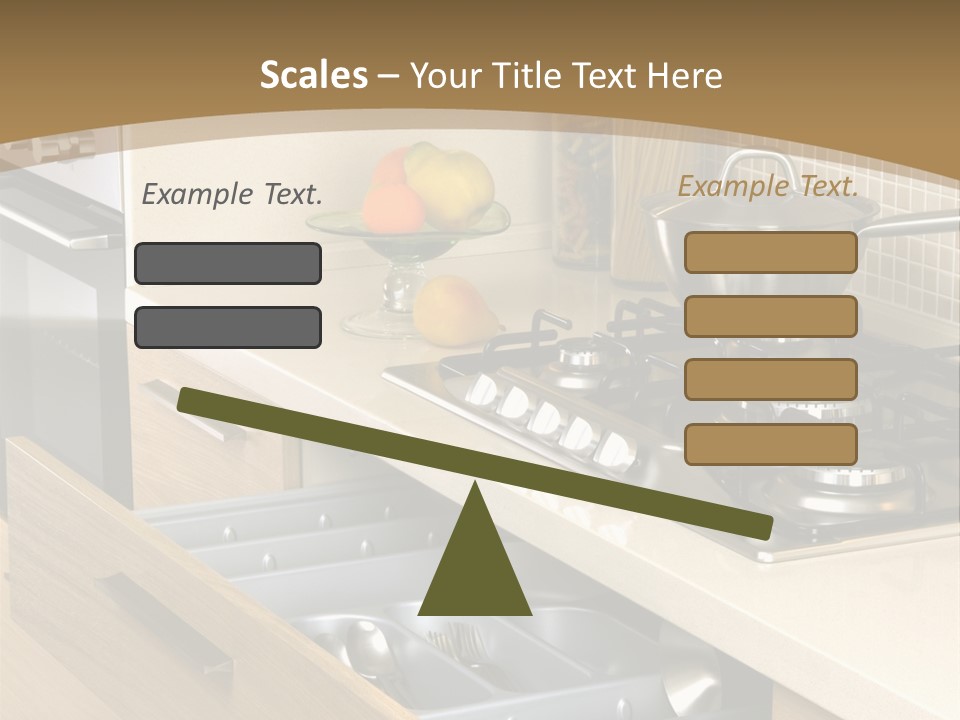 Interior Hardwood Furniture PowerPoint Template