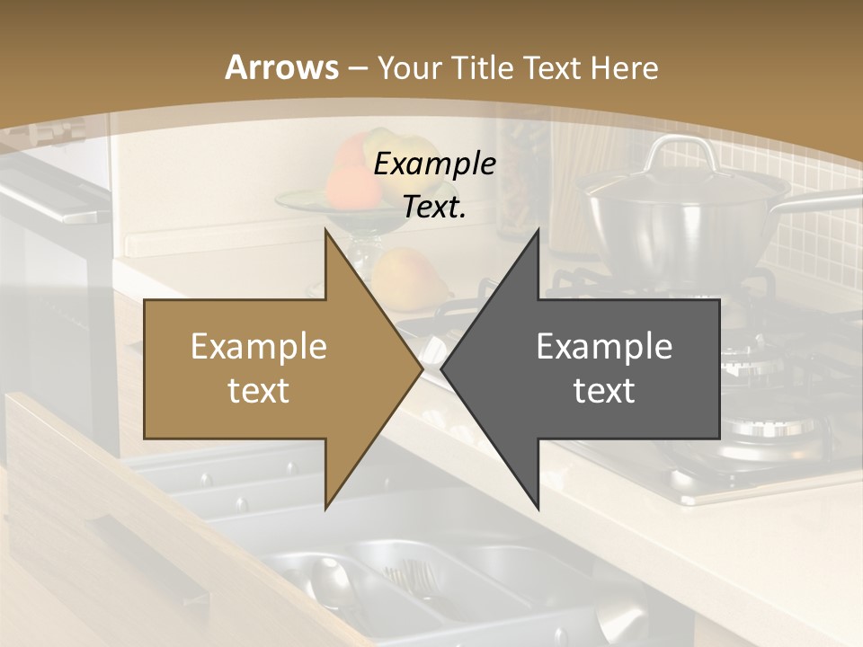 Interior Hardwood Furniture PowerPoint Template